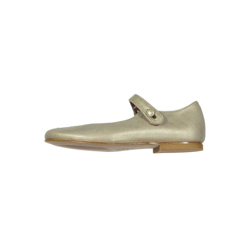Bonpoint Gold Cherry Nailhead Mary Janes