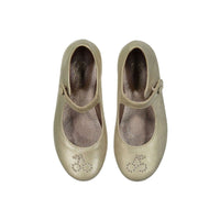 Bonpoint Gold Cherry Nailhead Mary Janes