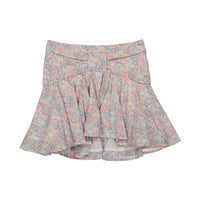 Bonpoint Purple Liberty Noeud Bow Waisted Skirt