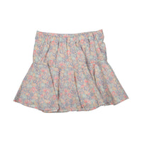 Bonpoint Purple Liberty Noeud Bow Waisted Skirt