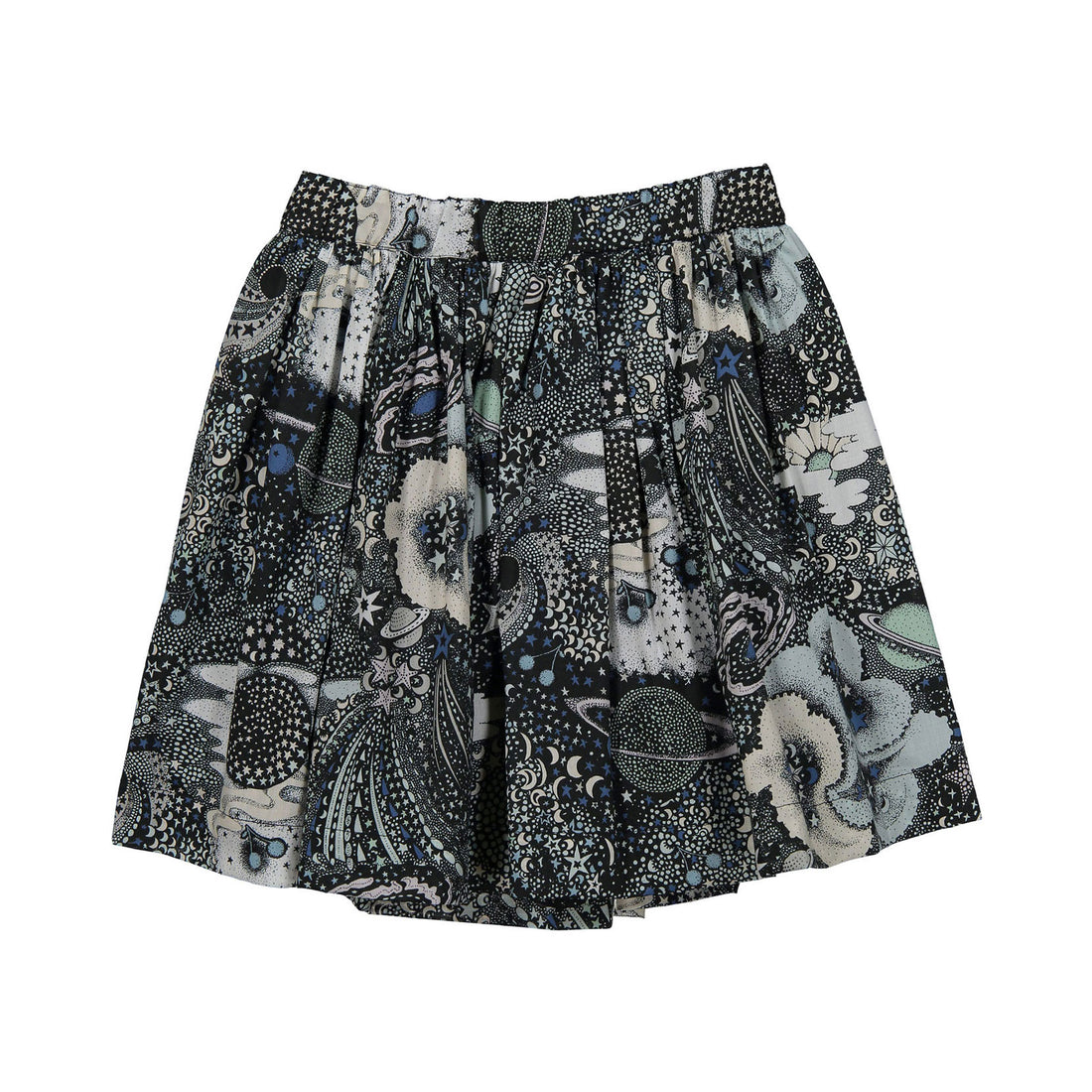 Bonpoint Black Solar Print Suzon Skirt