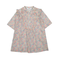 Bonpoint Purple Liberty Nalou Yoke Dress
