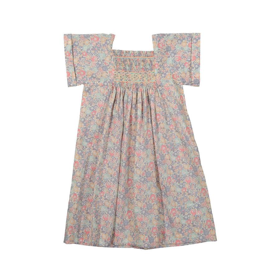 Bonpoint Purple Liberty Pais Baby Dress
