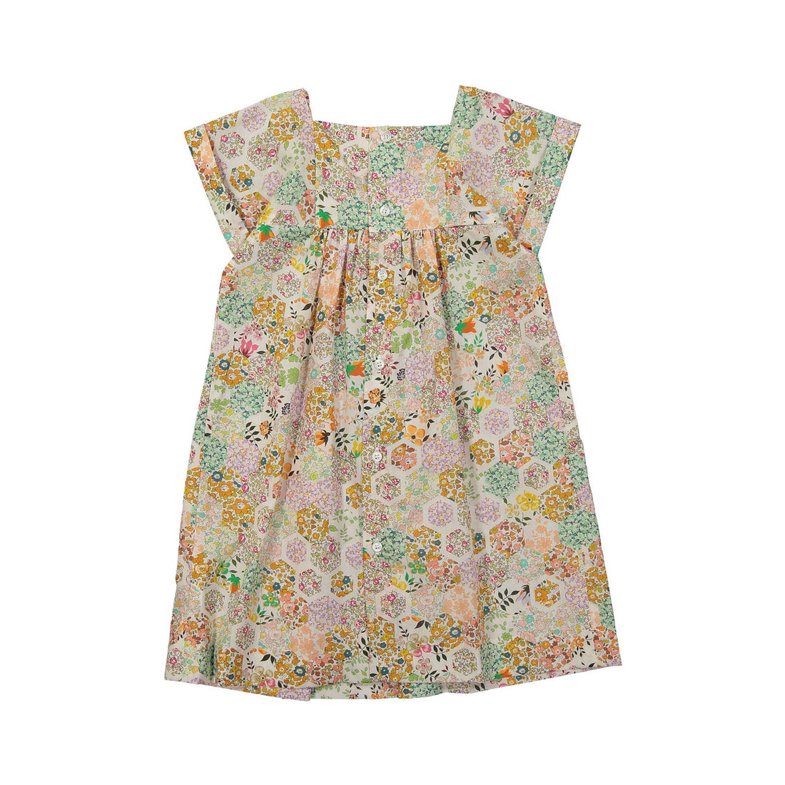 Bonpoint Coral Liberty Pais Baby Dress