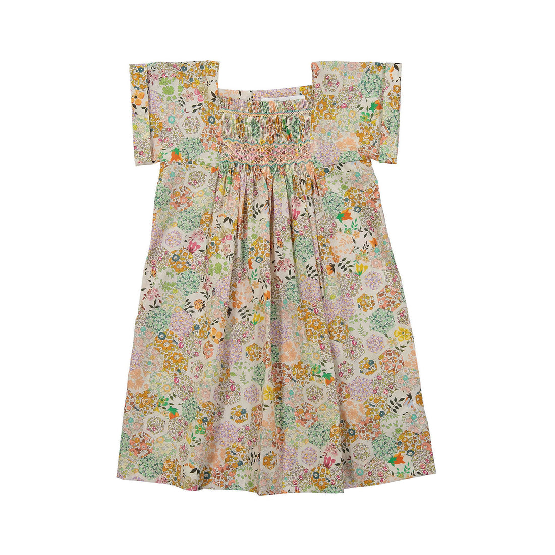 Bonpoint Coral Liberty Pais Baby Dress
