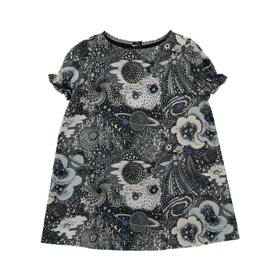 Bonpoint Black Solar Print Niloe Dress