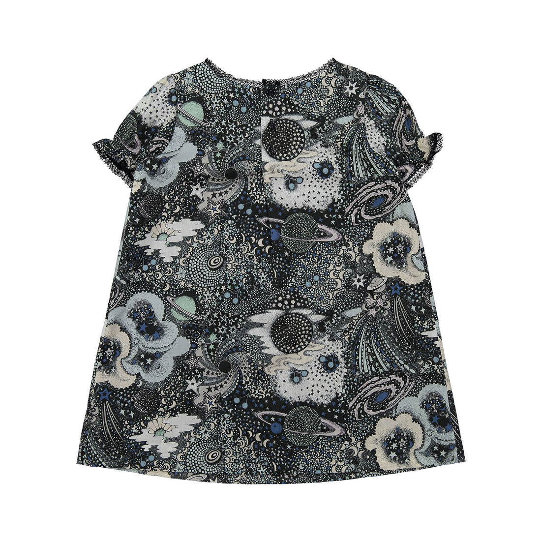 Bonpoint Black Solar Print Niloe Dress