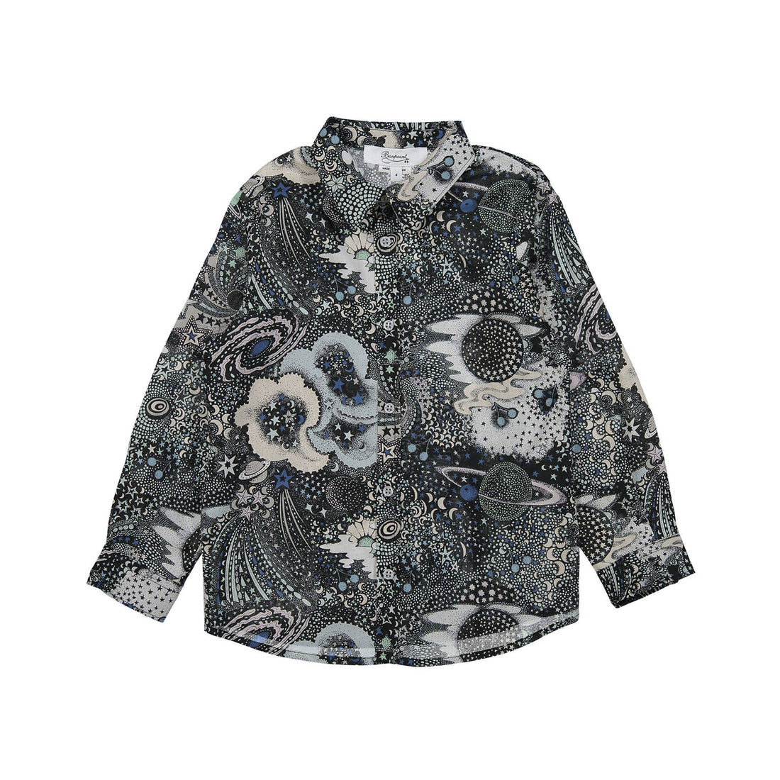 Bonpoint Black Solar Print Agile Shirt