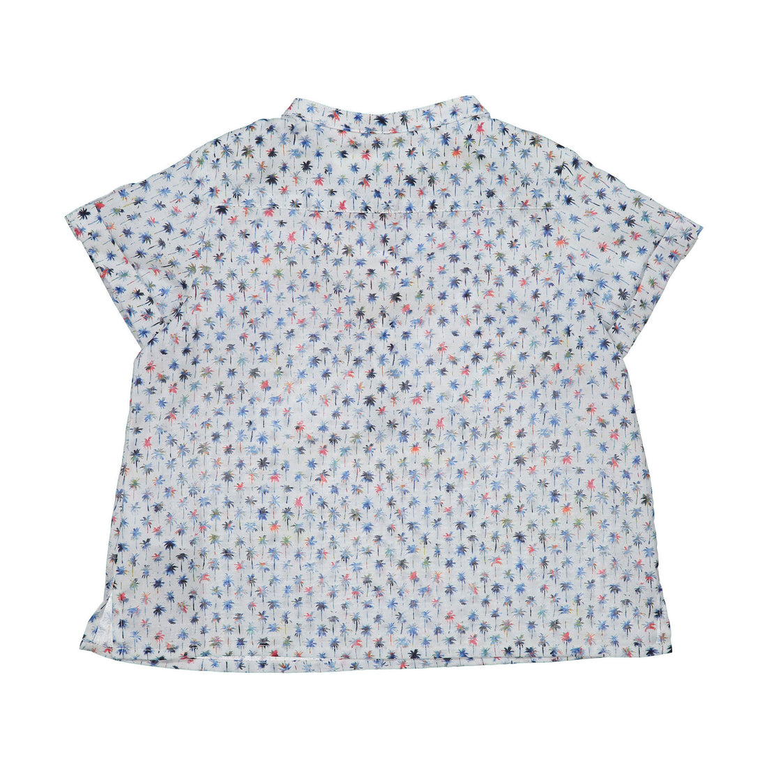 Bonpoint Blue Palm Print Emilio Baby Tunic