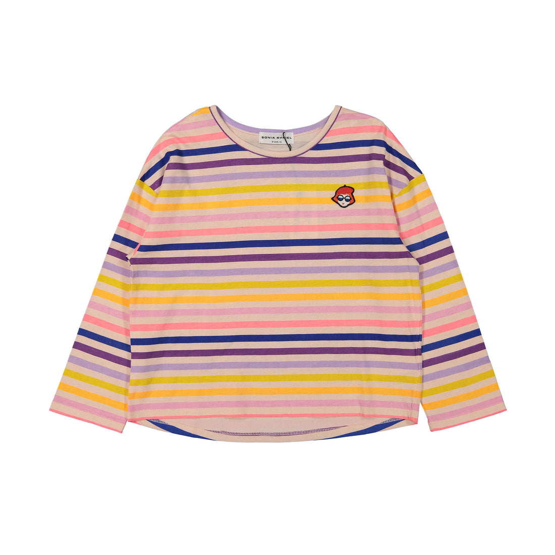 Sonia Rykiel Lavender Classic Stripe Elda Tee