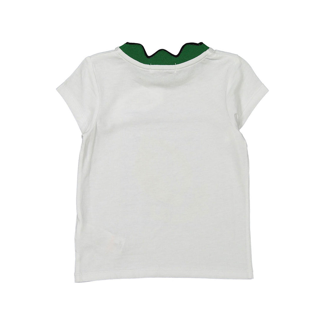 Sonia Rykiel White Lemon Knit Collar Tee