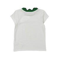 Sonia Rykiel White Lemon Knit Collar Tee