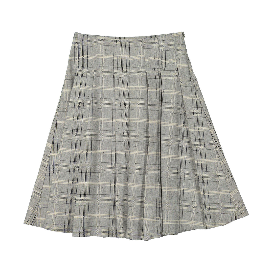 Ava and Lu Mint Plaid Pleated Skirt