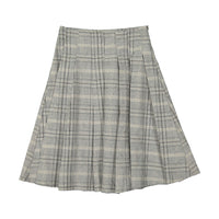 Ava and Lu Mint Plaid Pleated Skirt