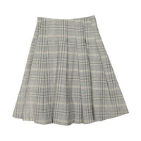 Ava and Lu Mint Plaid Pleated Skirt