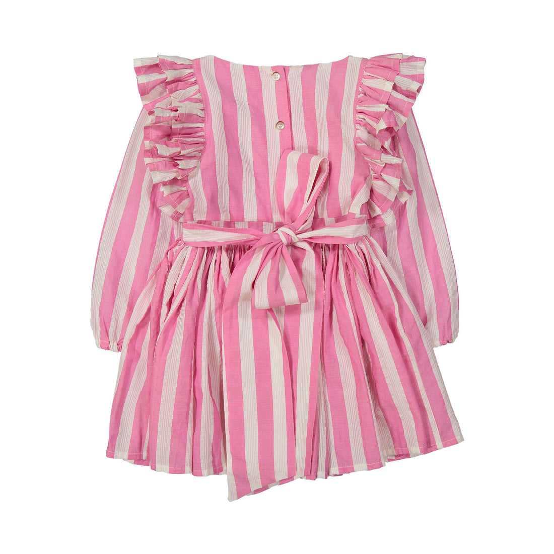 Morley Fuchsia Linen Layna Dress