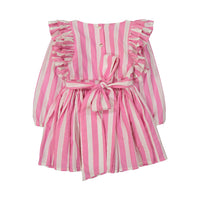 Morley Fuchsia Linen Layna Dress