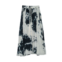 Ava and Lu Teal Tie Dye Midi Skirt