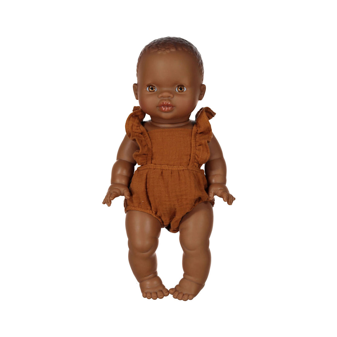 MiniKane Tumeric Double Gauze Lou Retro Romper