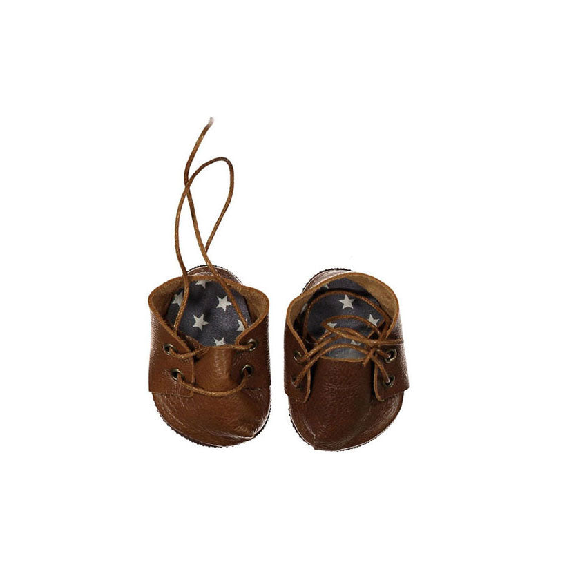 MiniKane Brown Leather Shoes