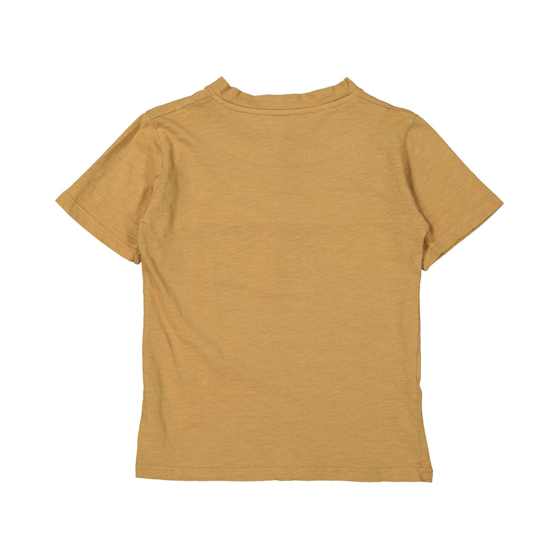 Nupkeet Tan Embroidered Logo Henley