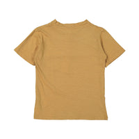 Nupkeet Tan Embroidered Logo Henley