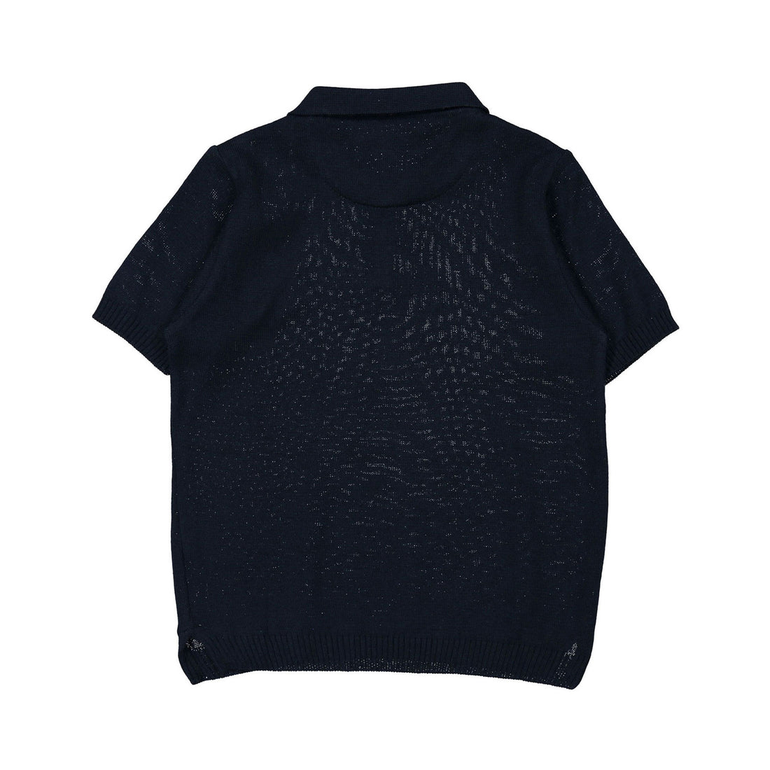 Nupkeet Navy Knit Polo