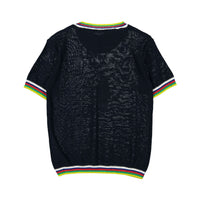 Nupkeet Navy Beta Trim Sweater