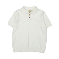 Nupkeet Cream Knit Polo