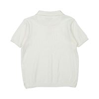 Nupkeet Cream Knit Polo