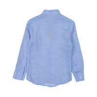 Nupkeet Light Blue Linen Shirt