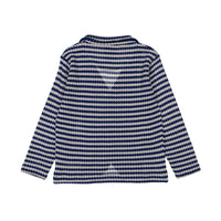 Nupkeet Navy/White Stripe Knit Blazer