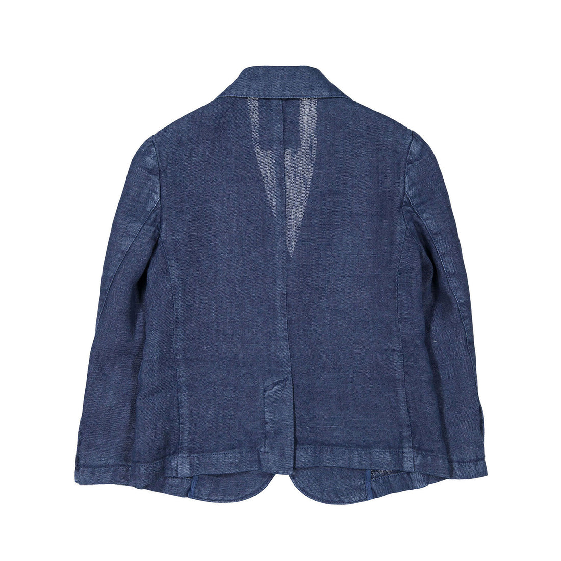 Nupkeet Navy Linen Blazer