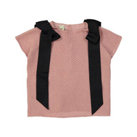 Nueces Dusty Pink Bows Pullover