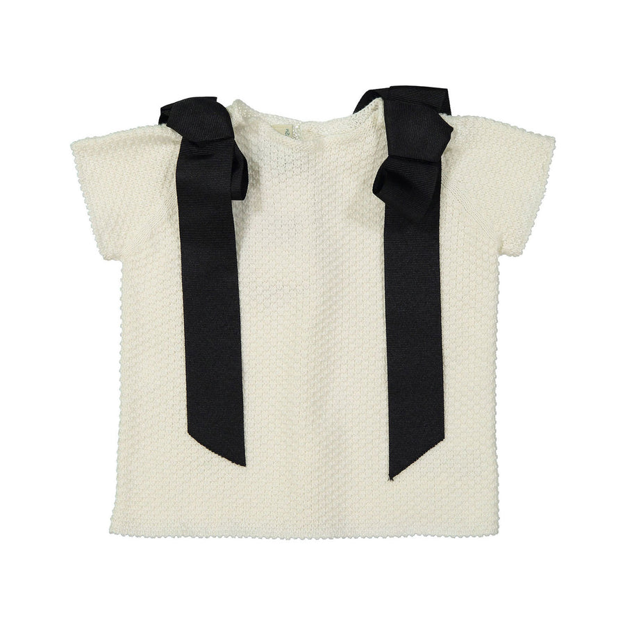 Nueces Ivory Bows Sweater