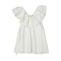 Nueces Gold Stripes Cherry Dress