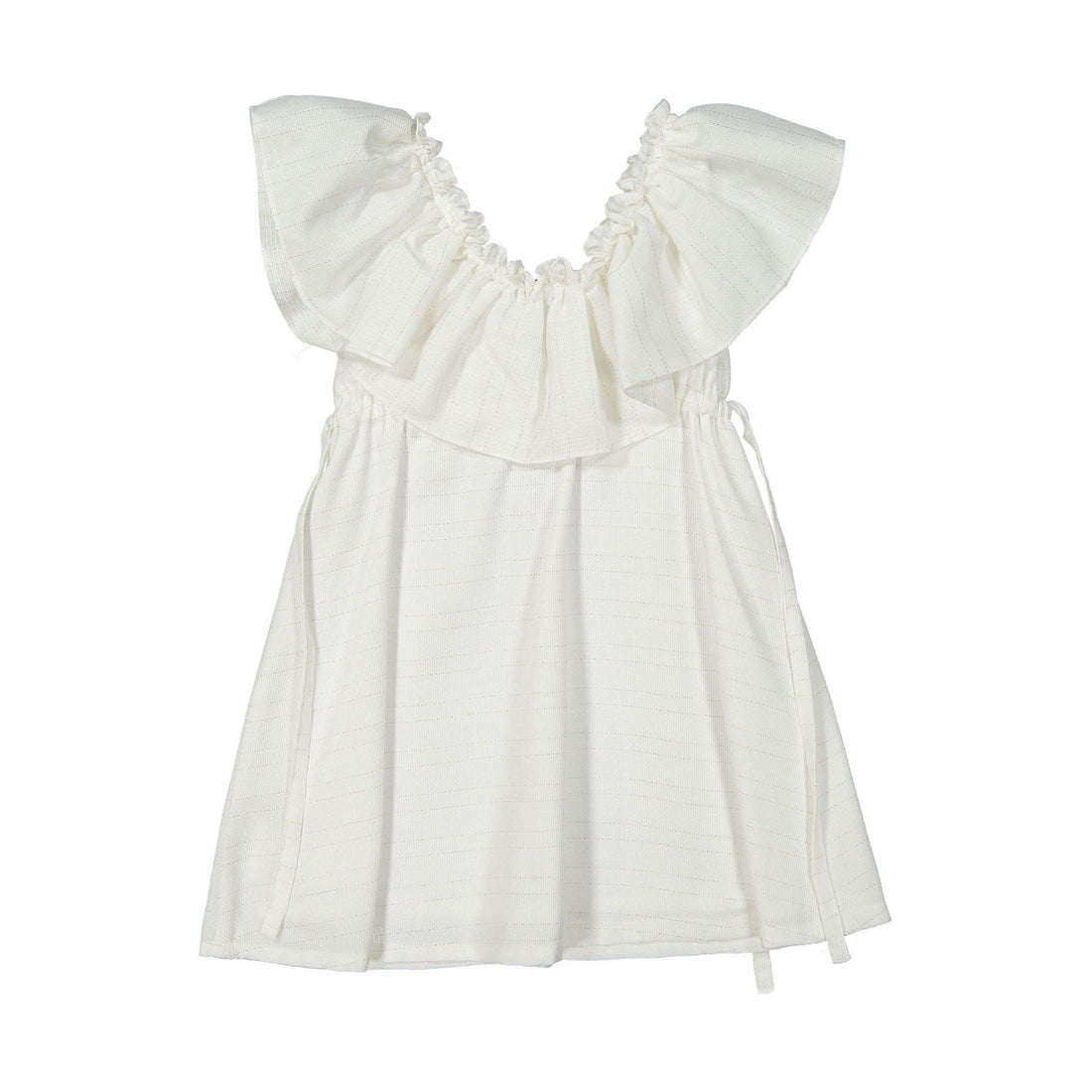 Nueces Gold Stripes Cherry Dress