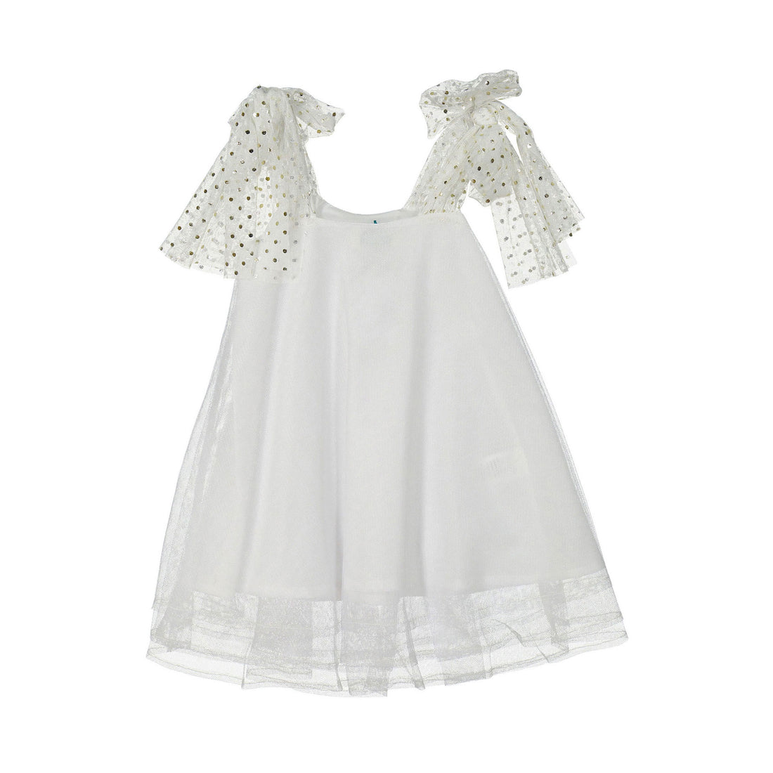 Nueces White Tulle Magnolia Dress