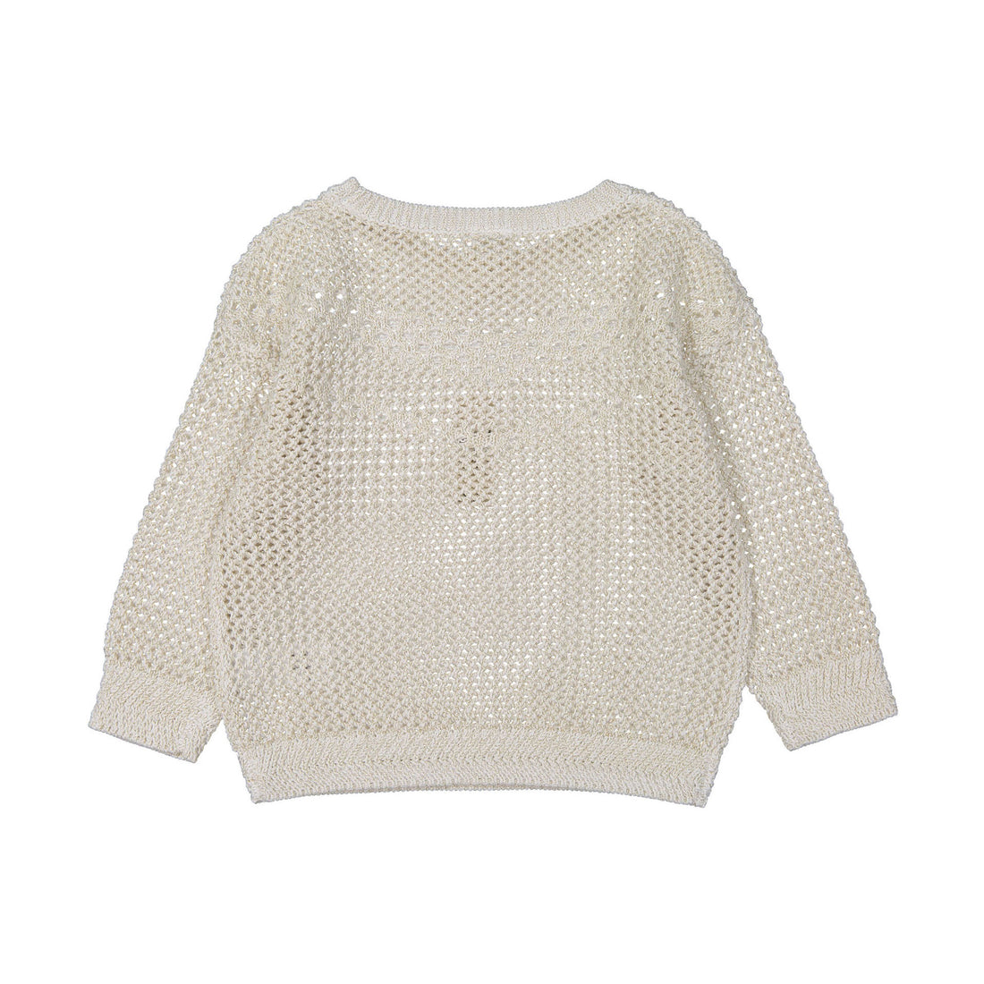 Bonton Cream Crochet Sweater