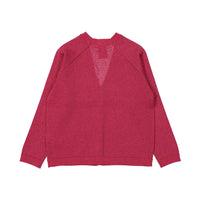Bonton Fuchsia Lurex Cardigan