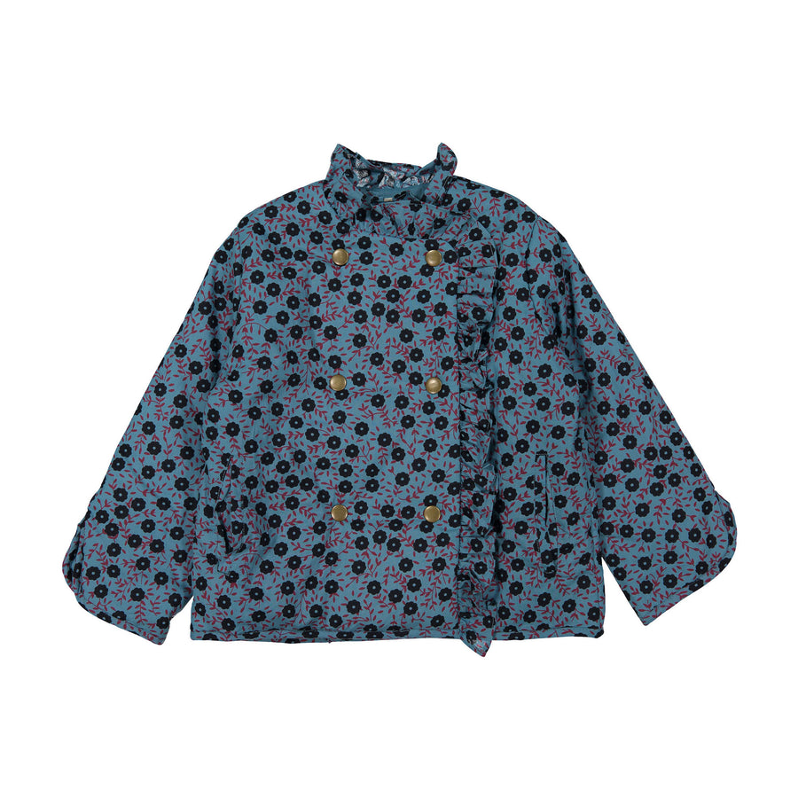 Bonton Blue Floral Roxane Jacket