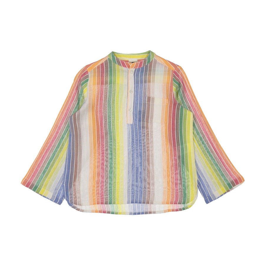 Bonton Rainbow Stripe Feu Baby Tunic