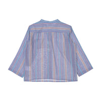 Bonton Pastel Blue Striped Internet Tunic