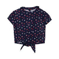 Bonton Marine Heart Print Airelle Blouse