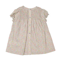 Bonton Green Floral Arome Baby Dress