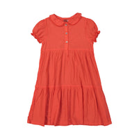 Bonton Red Crepe Amour Dress