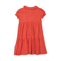 Bonton Red Crepe Amour Dress