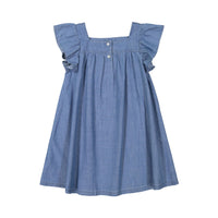 Bonton Chambray Embroidered Alba Dress