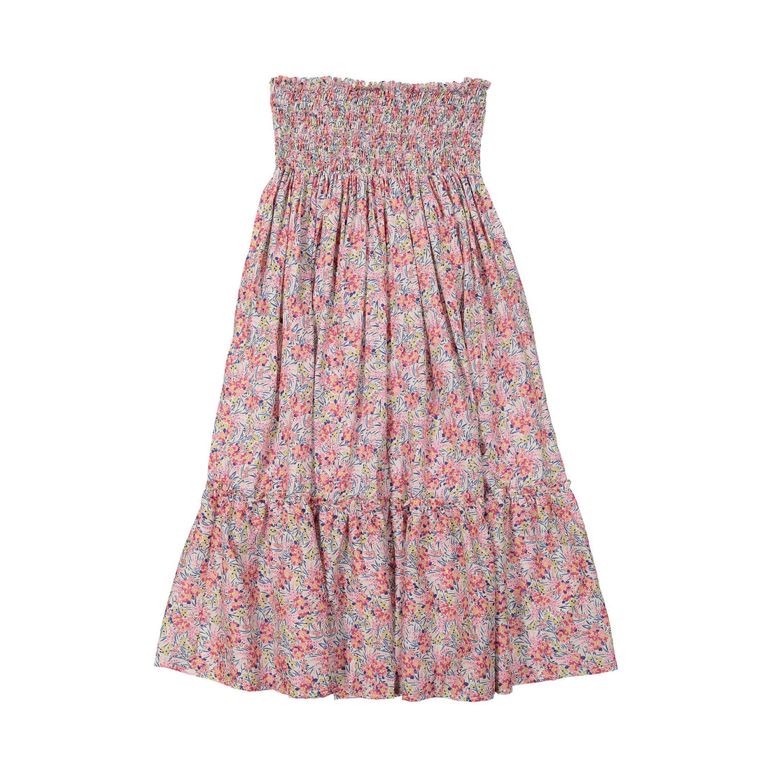 Bonton Rose Floral Smocked Womens Skirt