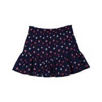 Bonton Marine Heart Print Acacia Skirt